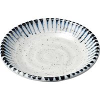 陶里 小皿 細十草3.0丸皿 (6個入) tri-304534739（直送品）