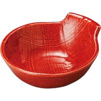 陶里 呑水 鉄赤とんすい (5個入) tri-304621324（直送品）