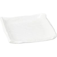 陶里 角皿 さざなみ白匠正角皿 (3個入) tri-304631801（直送品）
