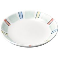 陶里 小皿 グリンだみ十草3.5丸皿 (5個入) tri-304634516（直送品）