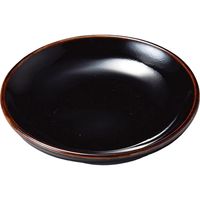 陶里 小皿 天目3.5丸皿 (7個入) tri-304634812（直送品）