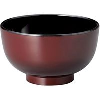 陶里 汁椀 ［Ｐｅｔ］［ウ］溜内黒 那智 汁椀 (5個入) tri-305567205（直送品）