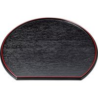 陶里 盆 ［Ａ］［ウ］半月両面会席27cm (3個入) tri-305567402（直送品）