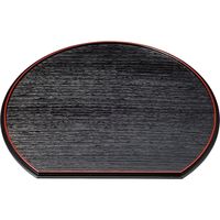 陶里 盆 ［Ａ］［ウ］半月両面会席36cm (3個入) tri-305567405（直送品）