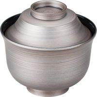 陶里 小吸物碗 ［ＴＭ］富士羽反小吸椀 銀玄 (2個入) tri-305667820（直送品）