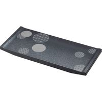 陶里 盛器 ［Ａ］9寸大名型盛込台 乾漆銀彩 麻毬 (2個入) tri-305668527（直送品）