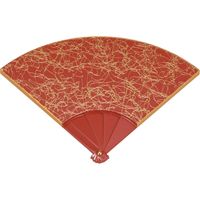 陶里 皿 ［Ａ］扇面皿 朱金乱糸 (5個入) tri-305669227（直送品）