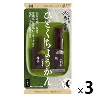 ひとくちようかん 4本入 塩・抹茶 3袋 榮太樓總本鋪 羊羹 和菓子