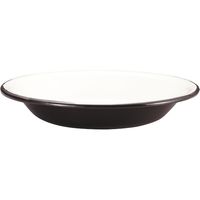 パール金属 アウトドア食器 ホーロー プレート 皿 22cm