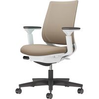 【組立設置込】コクヨ ミトラ2 メッシュ スタンダードバック ランバー無 可動肘 黒脚 ナイロンキャスター 白灰×ソフトベージュ １脚（直送品）