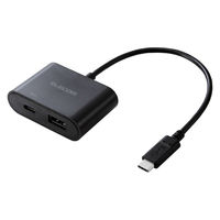 変換アダプター Type-C to USB-A 給電機能付 PD60W対応 MPA-CAPDBK 1個 エレコム