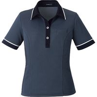 ボンマックス BONOFFICE ポロニット ブルーグレイ 7号 AD8804-36-7（直送品）