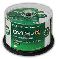 磁気研究所 データ用 DVD+R DL 8.5GB/片面二層 スピンドルケース50枚　 HDVD+R85HP50 1個