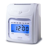 VOICE タイムレコーダー 自動集計機能付き time 1台 - アスクル
