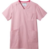 住商モンブラン スクラブ 兼用 半袖 ピンク/バーガンディ MS241-22 1枚　スクラブ（直送品）