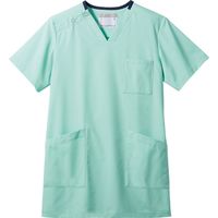 住商モンブラン スクラブ 兼用 半袖 ミント/ネイビー MS241-42 1枚　スクラブ（直送品）