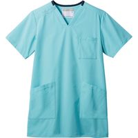 住商モンブラン スクラブ 兼用 半袖 ターコイズ/ネイビー MS241-43 1枚　スクラブ（直送品）
