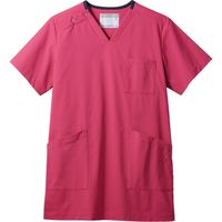 住商モンブラン スクラブ 兼用 半袖 Mバーガンディ/ネイビー MS241-81 1枚　スクラブ（直送品）