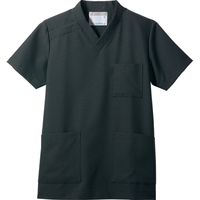 住商モンブラン スクラブ 兼用 半袖 黒 MS242-00 1枚　スクラブ（直送品）