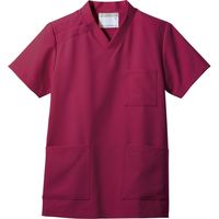 住商モンブラン スクラブ 兼用 半袖 ワイン MS242-81 1枚　スクラブ（直送品）