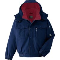 Asahicho（旭蝶繊維） E48000 ブルゾン ネイビー L 1枚（直送品）