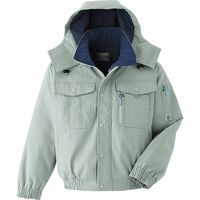 Asahicho（旭蝶繊維） E48000 ブルゾン オリーブ 6L 1枚（直送品）