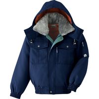 Asahicho（旭蝶繊維） E69500 ブルゾン ネイビー L 1枚（直送品）