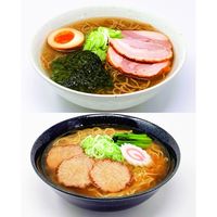 物産食品 いぶりがっこ醤油中華そば・ぎばさ塩中華そば10食セット 990536 1セット（直送品）