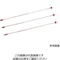 佐藤計量器製作所 赤液棒状温度計　０～２００℃ 0290-00 1セット（4個） 1-610-16