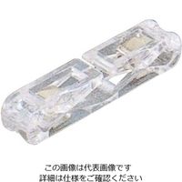 友屋 ツインクリップ(50ケ入)12027 61-6846-43 1セット(100個:50個×2組)（直送品）