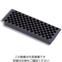 アズワン アイビス(R)エコラック96 1.5~2.0mL 96本 ブラック IN1521-902BL 1セット(7個) 1-7025-01（直送品）