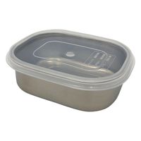 丸山ステンレス フリージング角シール浅型容器 12型 (125×93×39mm) 12カタ 1セット(4個) 4-5622-01（直送品）