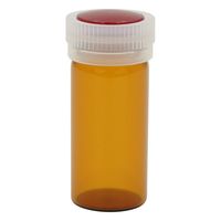 日電理化硝子 サンプル瓶(無色) 差込式ポリ栓(Aタイプ)付 3mL