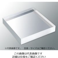 アズワン アクリル板 (透明厚板) 100×100mm 板厚20mm 3-6595-01 1セット(5枚)（直送品）