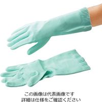 東和コーポレーション 天然ゴム厚手手袋 トワローブ(グリーン) L 1双 200-G-L 1セット(10双) 3-7145-02（直送品）