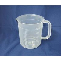 日本メデカルサイエンス PP手付ビーカー 1000mL(Ralic) M4-450-02 1セット(9個) 61-3518-82（直送品）