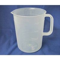 日本メデカルサイエンス PP手付ビーカー 2000mL(Ralic) M4-450-03 1セット(8個) 61-3518-83（直送品）