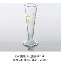 アズワン 液量計(円錐形・ハイグラス) 50mL 1-2072-04 1セット(2個)（直送品）