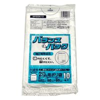 オルディ HDゴミ袋 20L 半透明 3-9857-01 1セット(300枚:10枚×30袋)