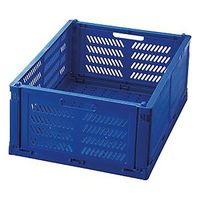 アズワン 折りたたみコンテナ(コンパクト) ブルー PC-MBL 1セット(5個) 4-760-04（直送品）