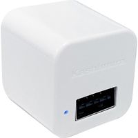 カシムラ AC-USB-1A リバーシブルWH AC-025 1セット(2個入)（直送品）