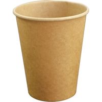 大黒工業 紙カップ 9oz 未晒無地(50個) 6403462 1箱(50個入)（直送品）