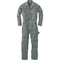 【GRACE ENGINEER'S】 GE-105ツナギ　ブラックヒッコリー　4L 105-20 1着（直送品）
