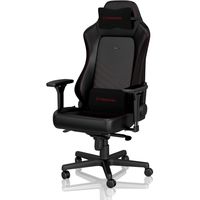 アーキサイト noblechairs HERO ゲーミングチェア PUレザー ブラック レッドステッチ（直送品）