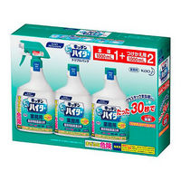 キッチン泡ハイター トリプルパック3000mL 1セット（本体1000mL×1本+付替1000mL×2本） 花王（わけあり品）