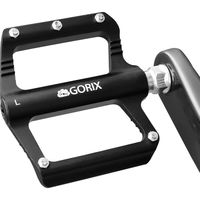 GORIX 自転車軽量薄型幅広ペダル GX-F65 1個（直送品）
