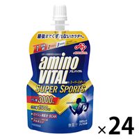 味の素 アミノバイタル ゼリー ドリンク SUPERSPORTS アミノ酸 bcaa ビタミン栄養補助食品 1セット（24個）