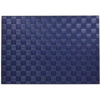 パール金属 水洗いできる ランチョンマット クールカラー 44×30cm ネイビー 198103 1個（直送品）