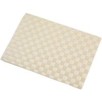 パール金属 水洗いできる ランチョンマット ダークカラー 44×30cm アイボリー 198115 1個（直送品）