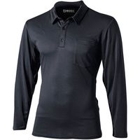 おたふく手袋 JW-604 メッシュポロシャツ ロング 13灰 M JW-604-2113886 1枚（直送品）